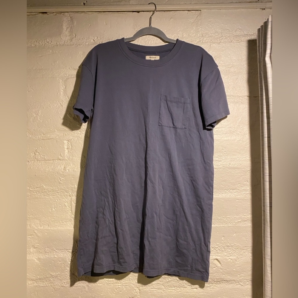 Madewell Blue t shirt dress
